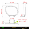 Braço Corsa Para Vários Modelos De Cadeira De Escritório - Image 3