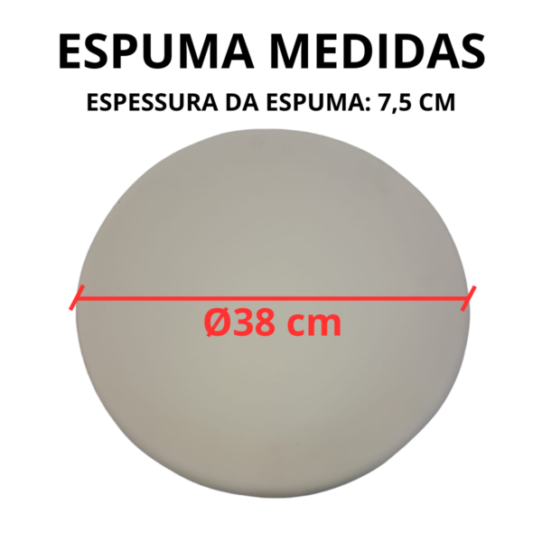 Espuma Injetada P/ Cadeira Mocho Conjunto Assento e Encosto - Image 4