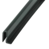 PERFIL PVC FRANCIS 15mm FLEXÍVEL - PRETO P ASSENTO E ENCOSTO